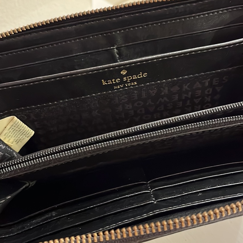 Kate Spade Leather Black Wallet ♠️ - Picture 6 of 10